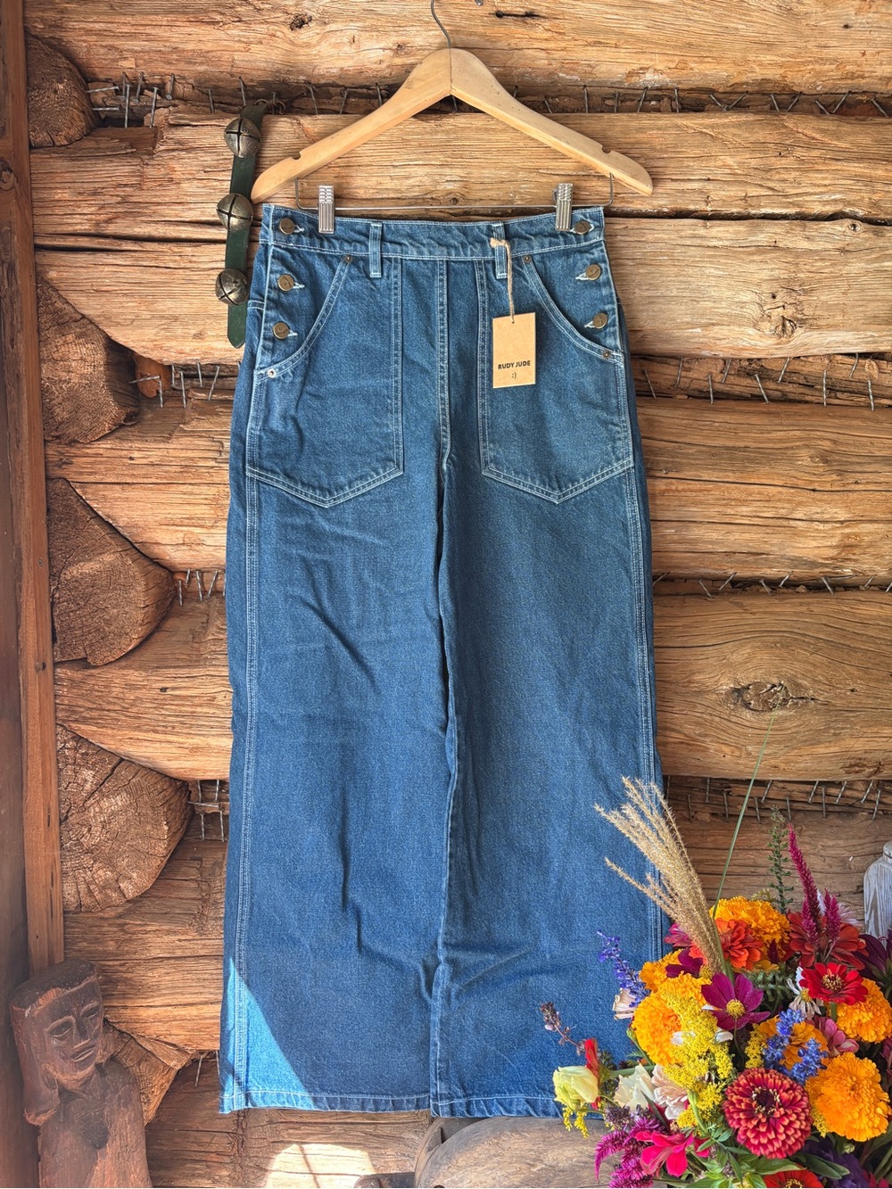 Rudy Jude side button jeans NWT